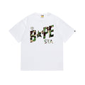 BAPE Green Camo Star Graphic T-Shirt — front