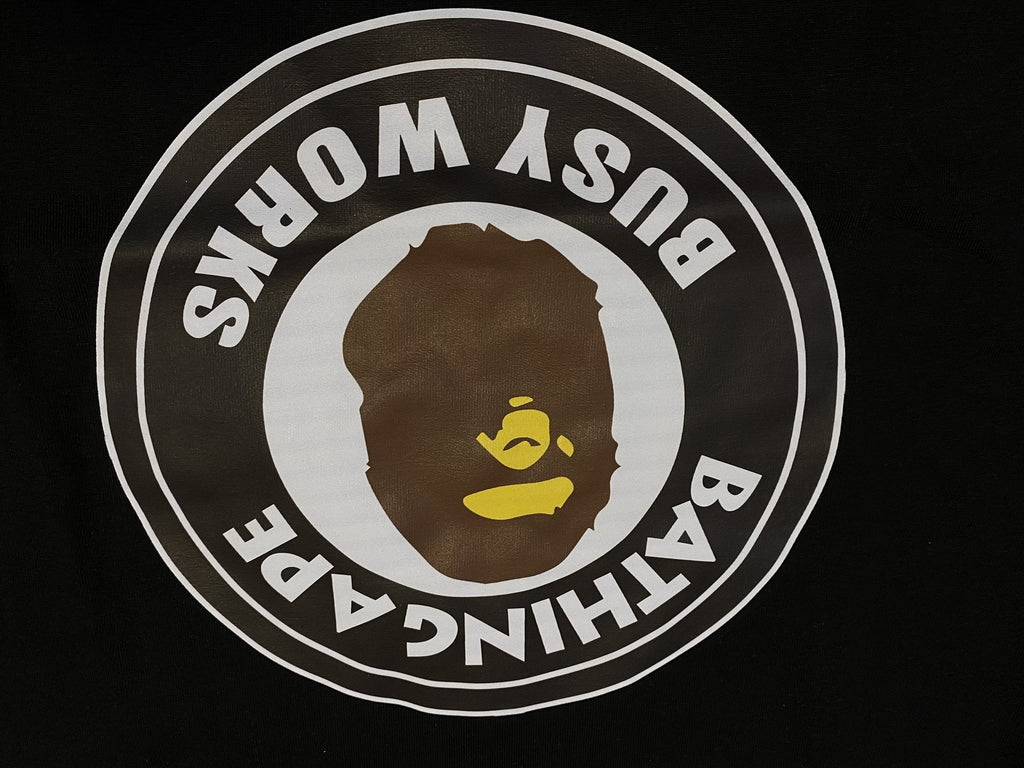 BAPE Busy Works Circle Graphic T-Shirt — detail