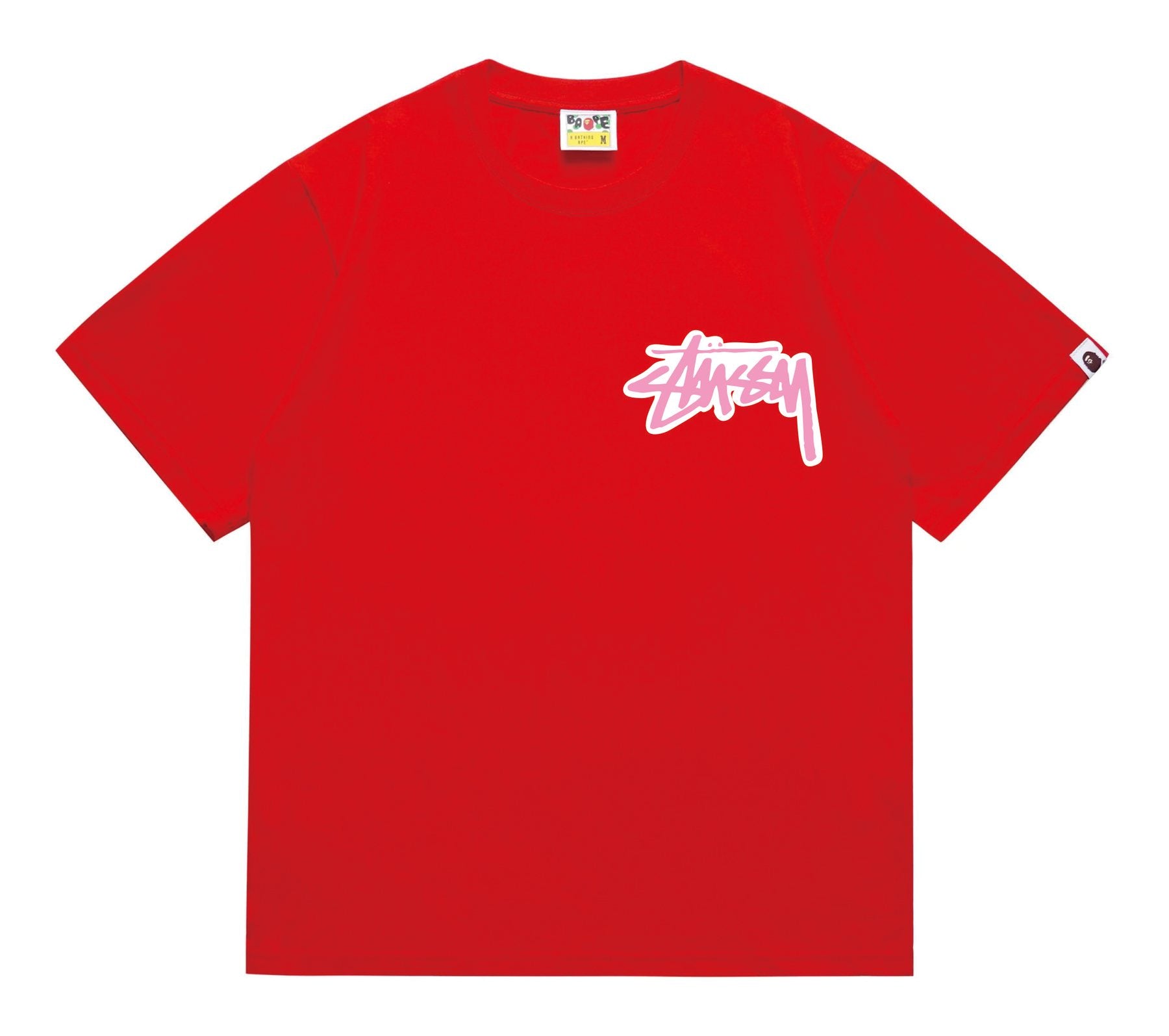 BAPE Light Face Graffiti Wordmark T-Shirt — front
