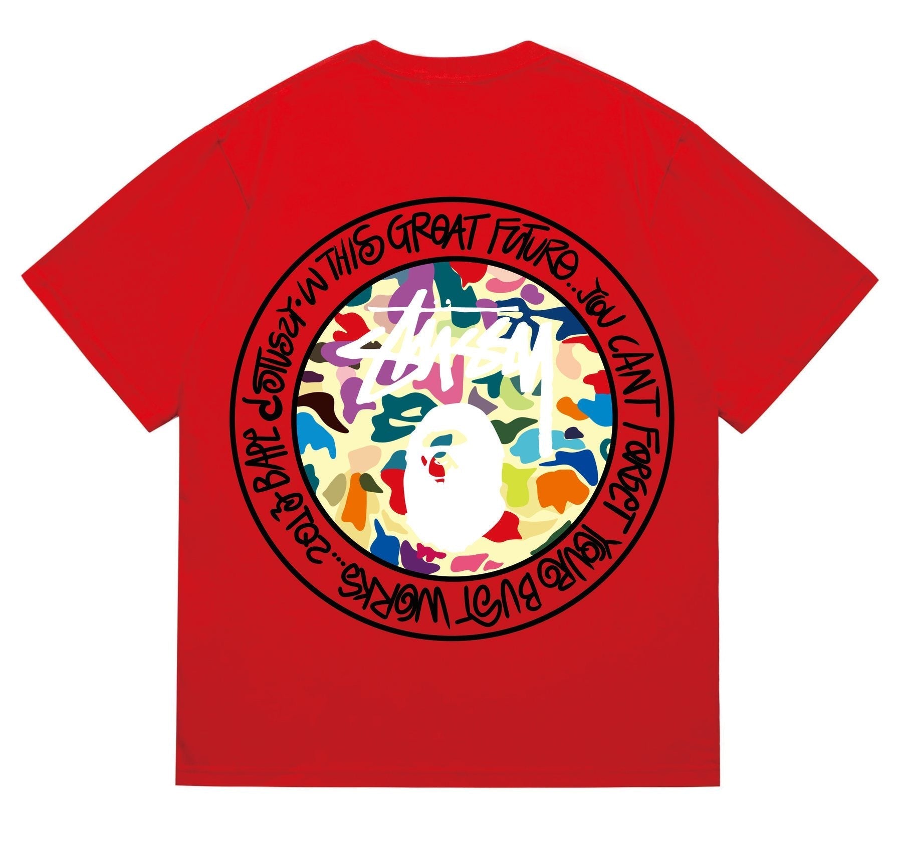 BAPE Circular Ape Graphic T-Shirt — back