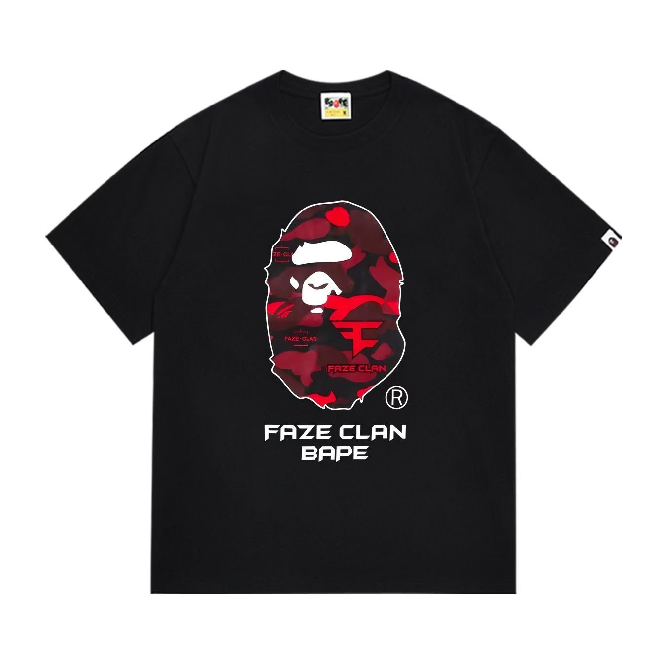 BAPE FaZe Clan Ape Head Graphic T-Shirt — hero