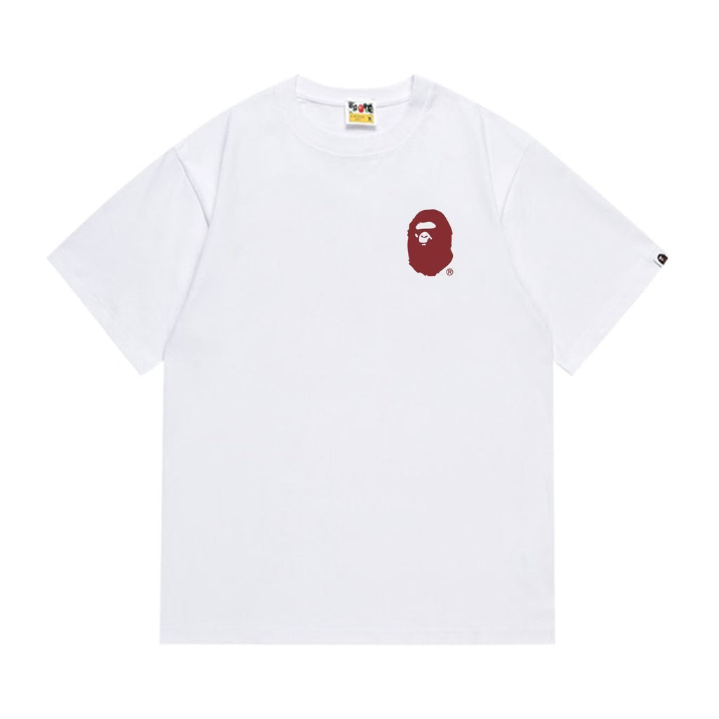 BAPE Red Chest & Back Graphic Short-Sleeve T-Shirt — hero