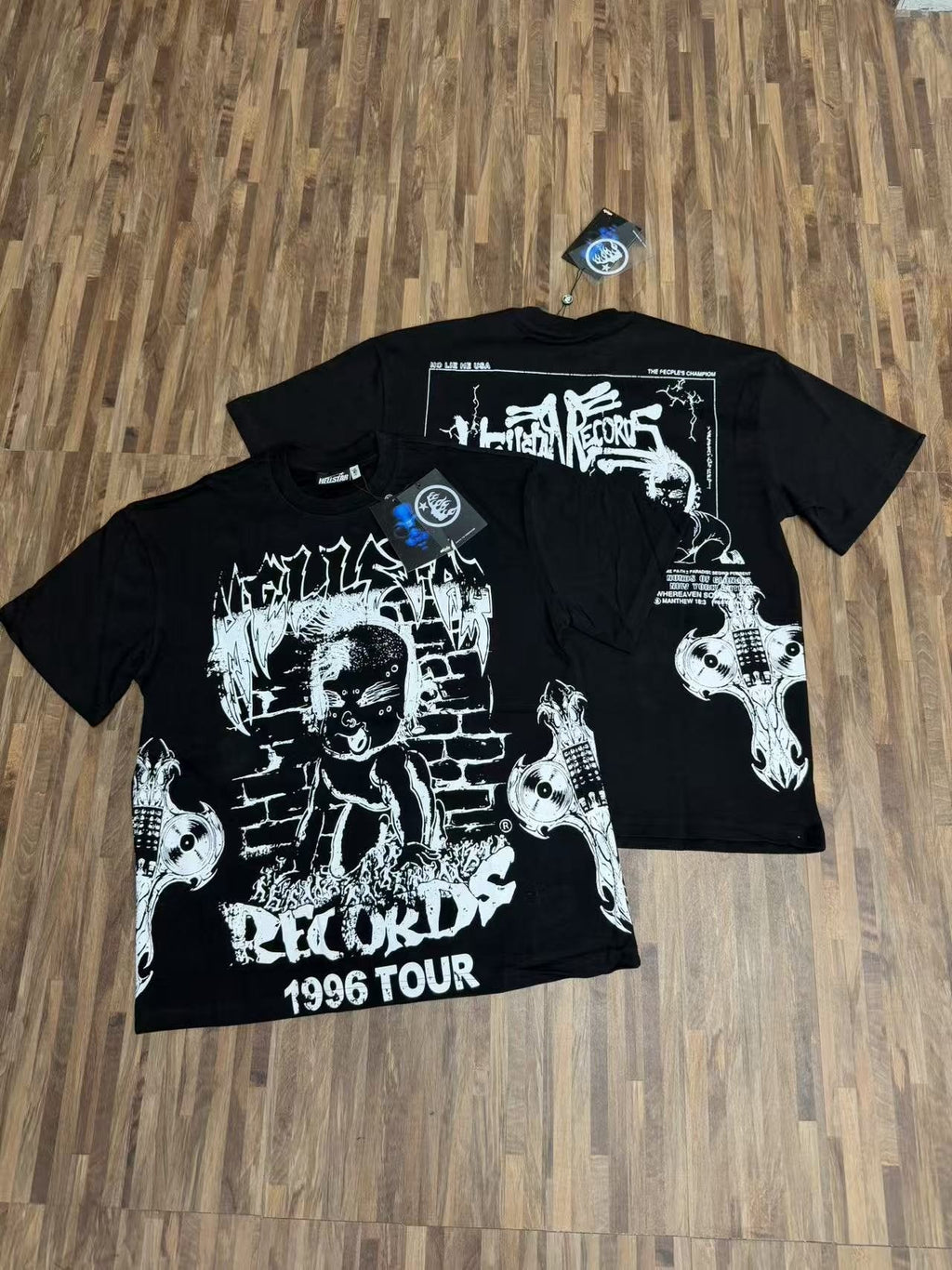 Hellstar Front & Back Graphic Short-Sleeve T-Shirt — context