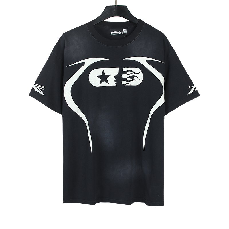 Hellstar Flame Number 11 Graphic Short-Sleeve Set — front
