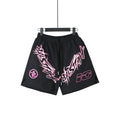 Hellstar Pink Graphic Drawstring Shorts — hero