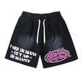Hellstar Washed Black Records Graphic Shorts — hero