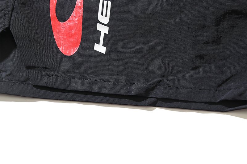 Hellstar Red & White Graphic Drawstring Shorts — detail
