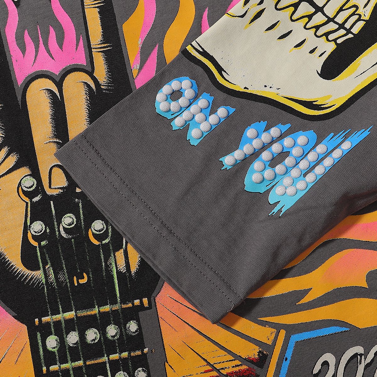 Rough Play Rock Graphic Long-Sleeve T-Shirt — detail