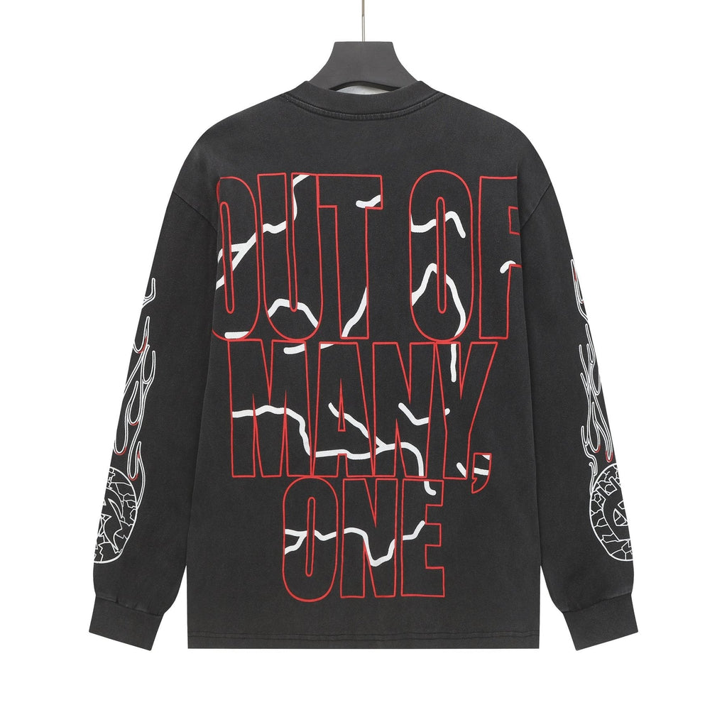 Godspeed Racing Skull Graphic Long-Sleeve T-Shirt — back
