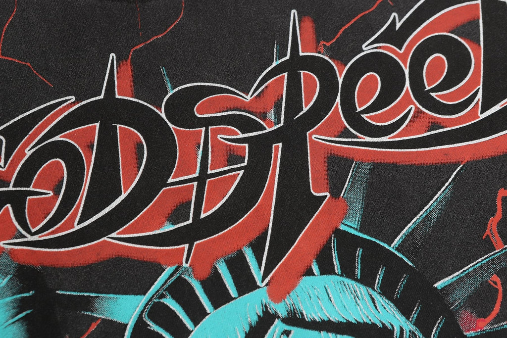 Godspeed Lightning Graphic Long-Sleeve T-Shirt — detail