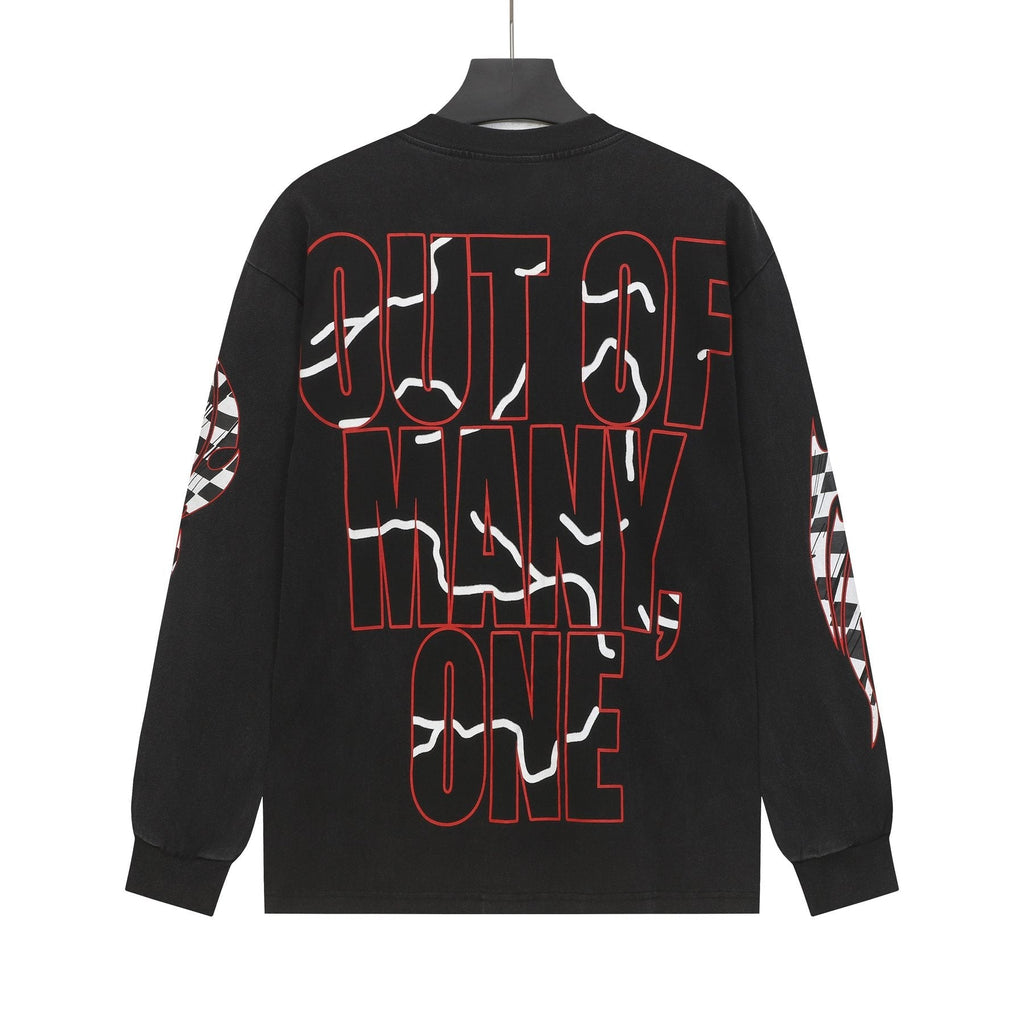 Godspeed Racing Skull Graphic Long-Sleeve T-Shirt — back