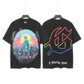 Godspeed Pastel Skeleton Graphic T-Shirt — front
