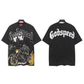Godspeed Motorcycle Graphic T-Shirt — front