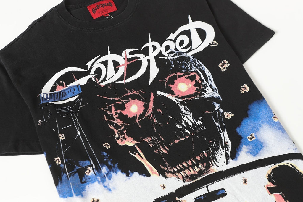 Godspeed Washed Rock Graphic T-Shirt — detail