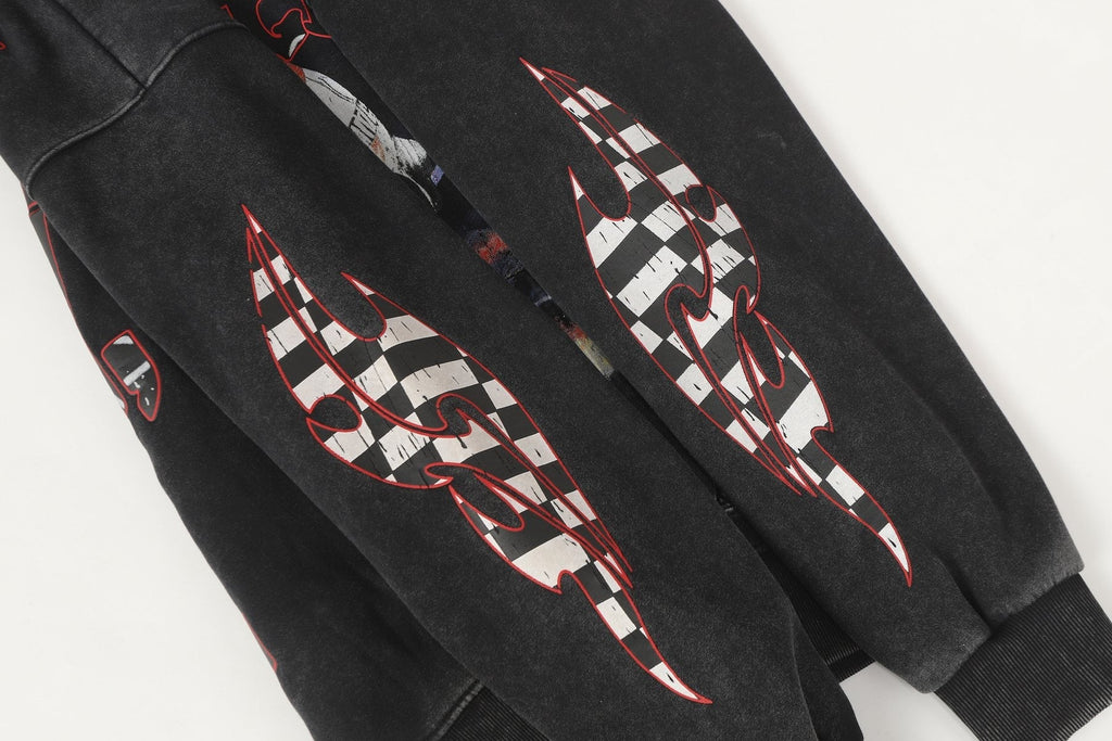Godspeed Washed Rock Graphic Hoodie — detail