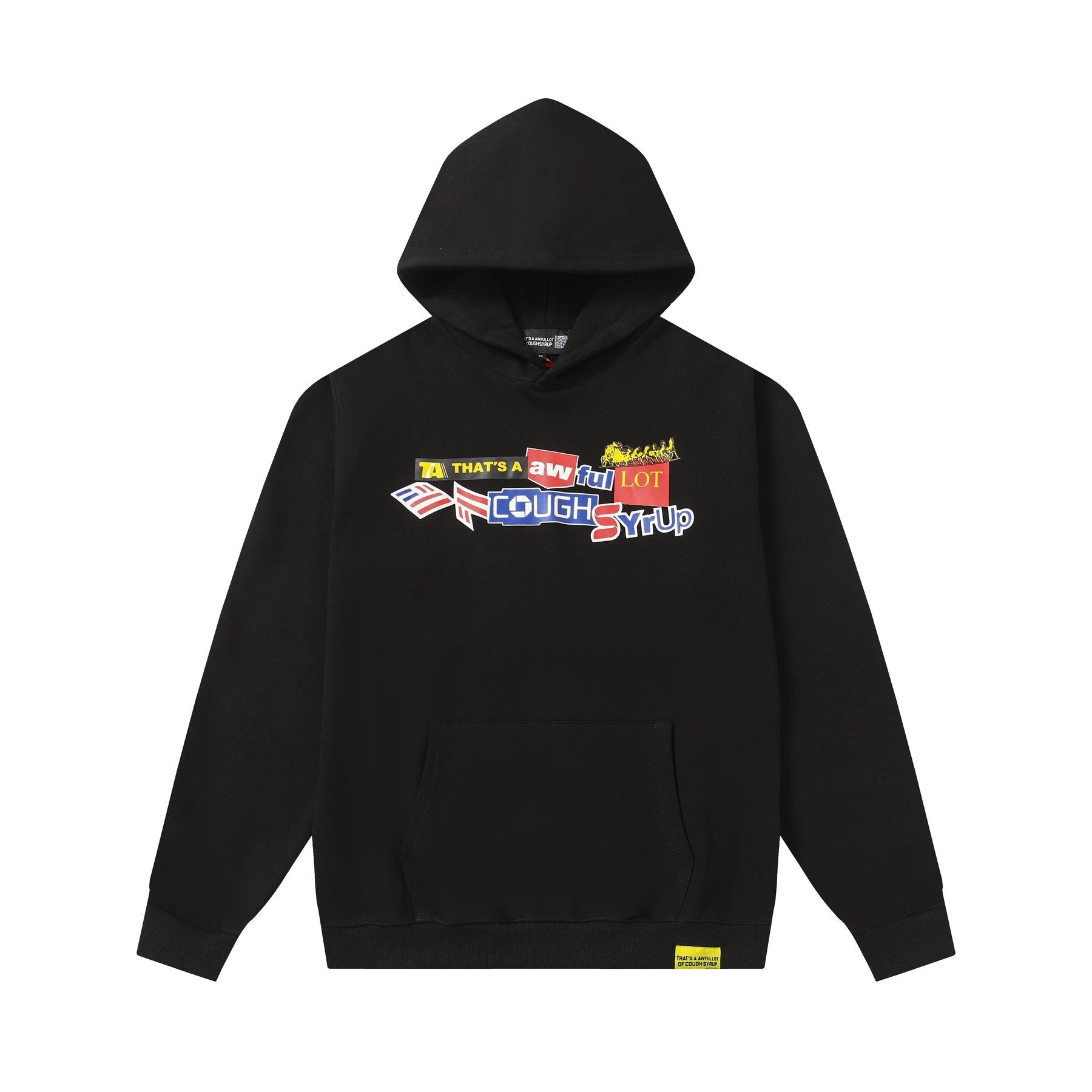 THAT'S A AWFUL LOT OF COUGH SYRUP Star Graphic Hoodie — front