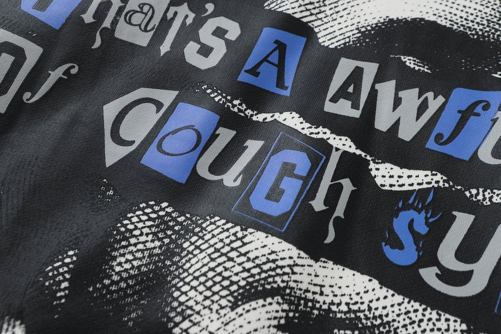THAT'S A AWFUL LOT OF COUGH SYRUP Rising Star Graphic Hoodie — detail