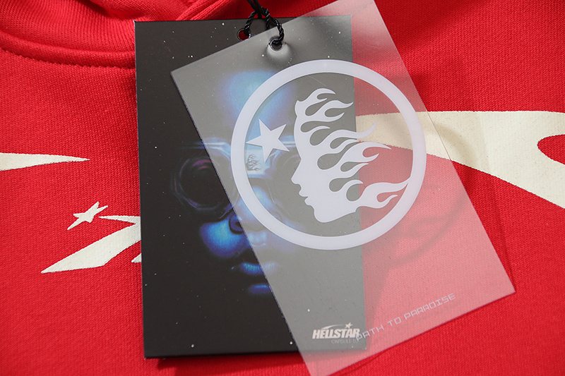 Hellstar Star & Flame Graphic Hoodie — hang_tag