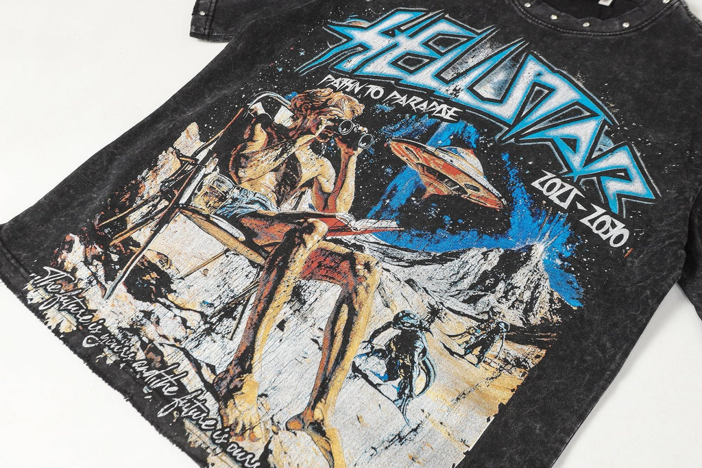 Hellstar Path to Paradise Graphic T-Shirt — detail