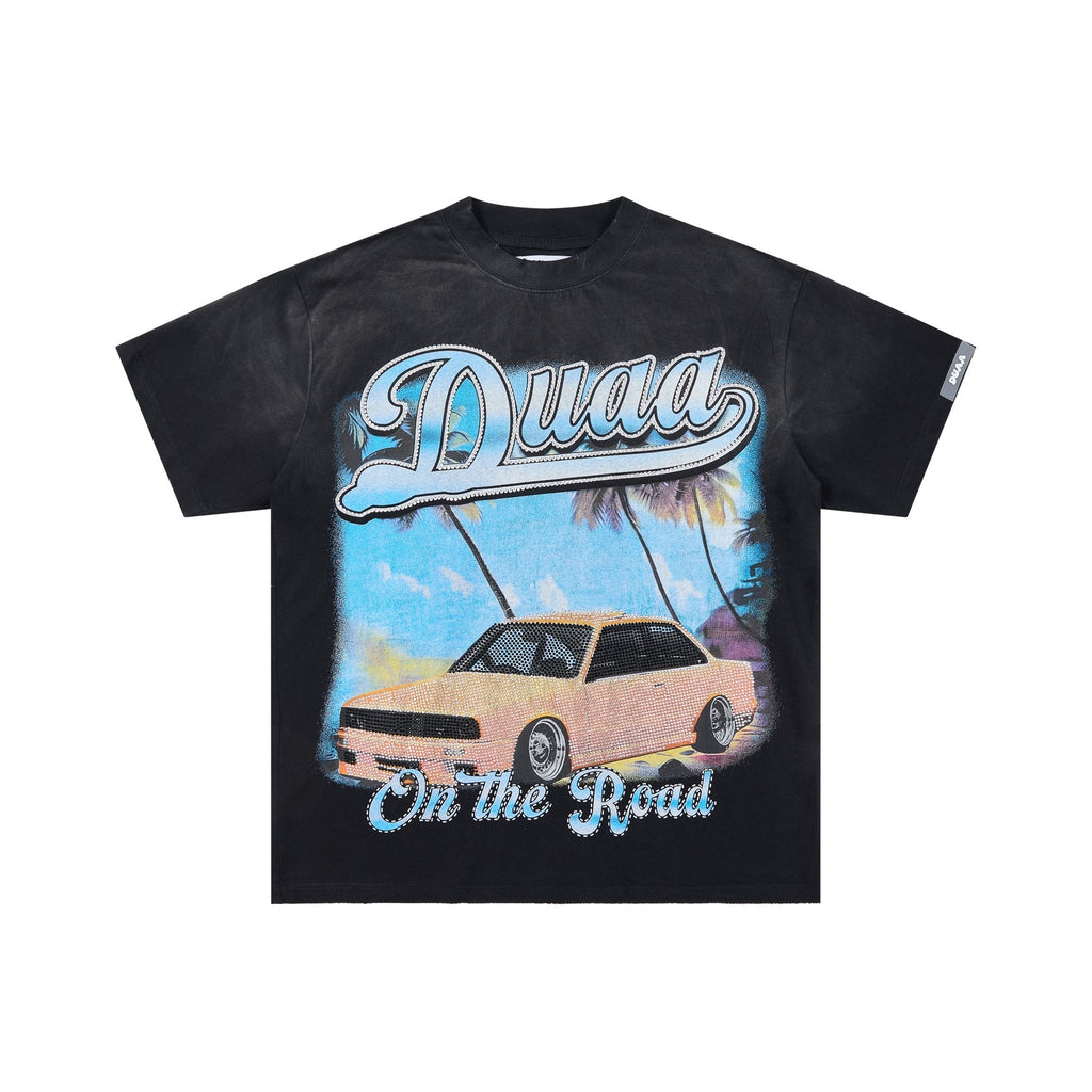 Rough Play Duaa Destination Car Graphic T-Shirt — hero