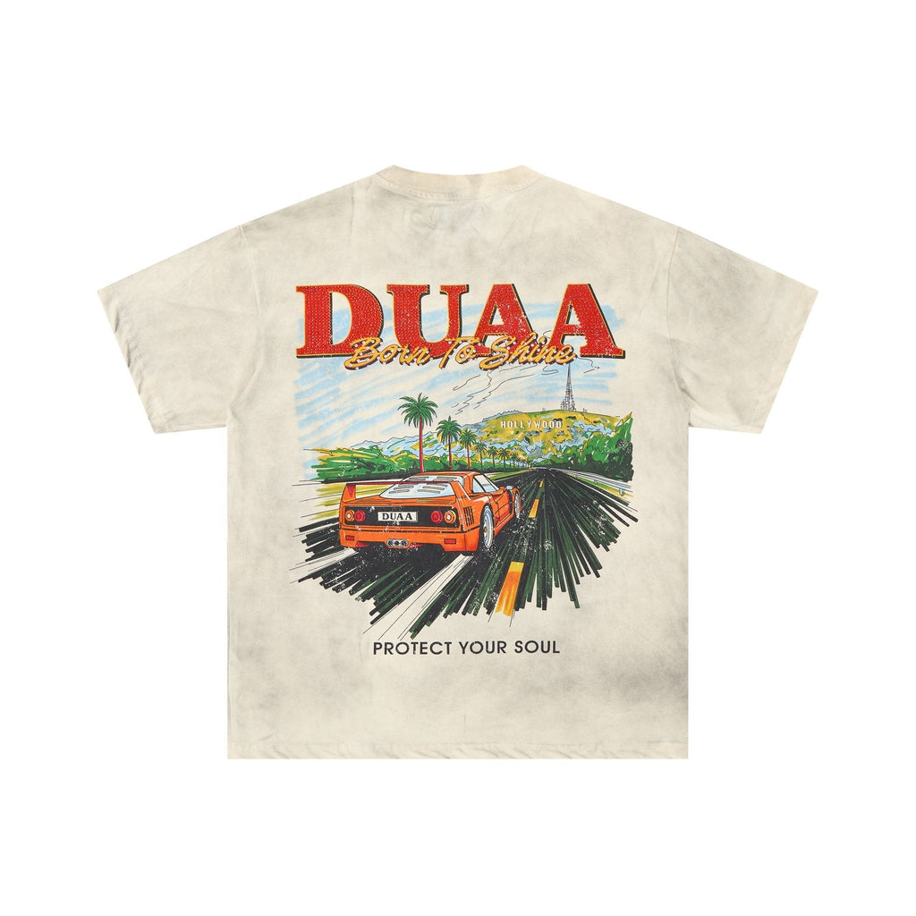 Rough Play DUAA Car Graphic Short-Sleeve T-Shirt — front