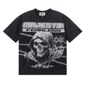 MAJESTIK Death Chain Skull Graphic T-Shirt — hero