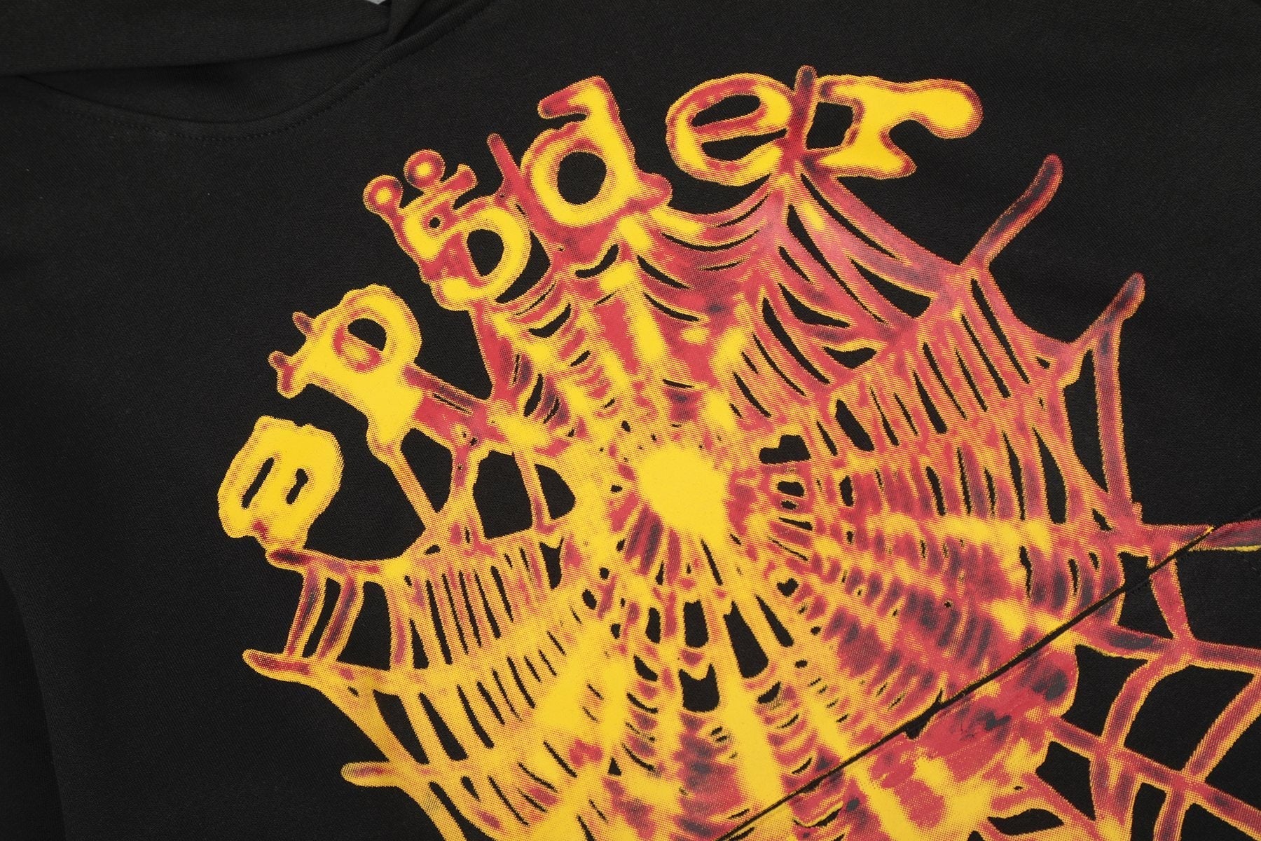 Sp5der Web Graphic Hoodie & Sweatpants Set — detail
