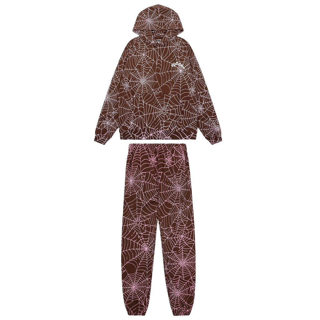 Sp5der Spider-Web Hoodie & Jogger Matching Set — hero