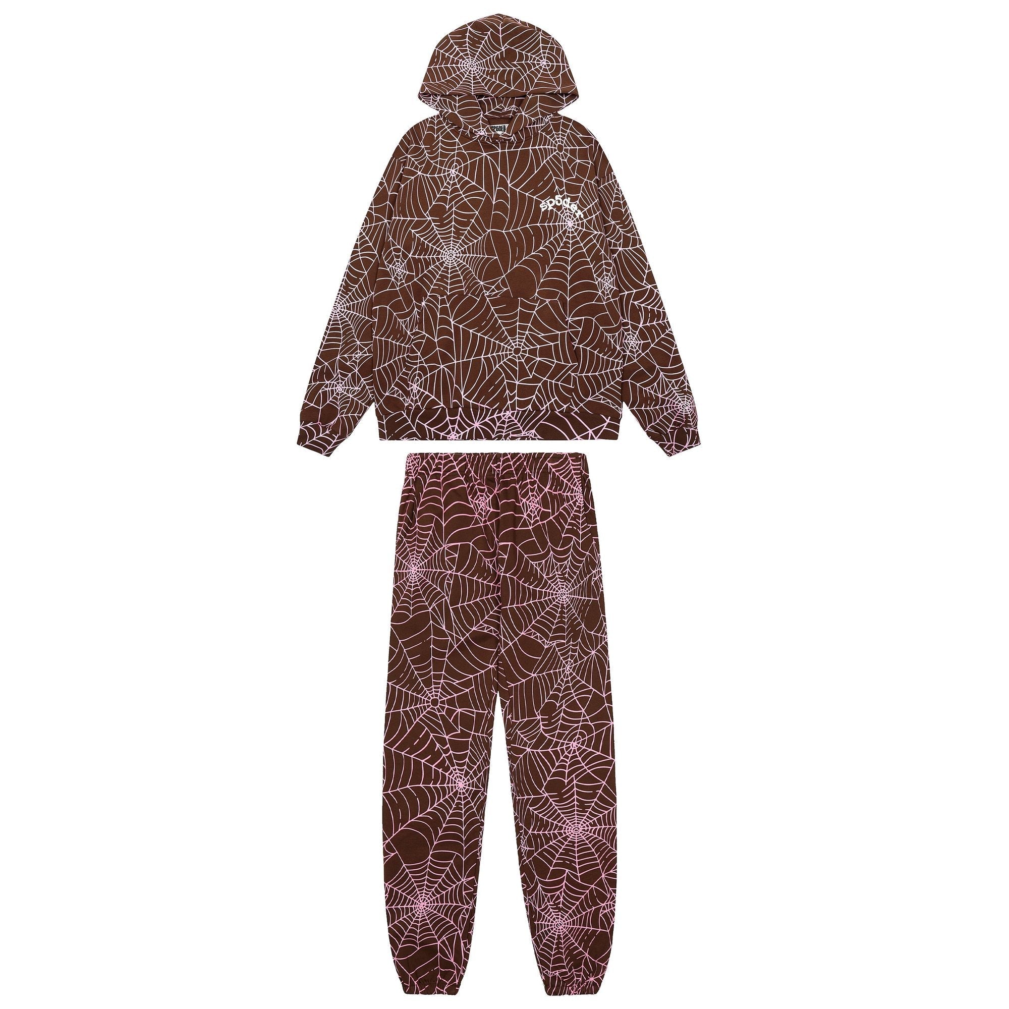 Sp5der Spider-Web Hoodie & Jogger Matching Set — hero