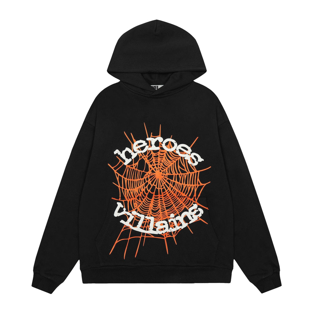 Sp5der Spiderweb Graphic Hoodie — front