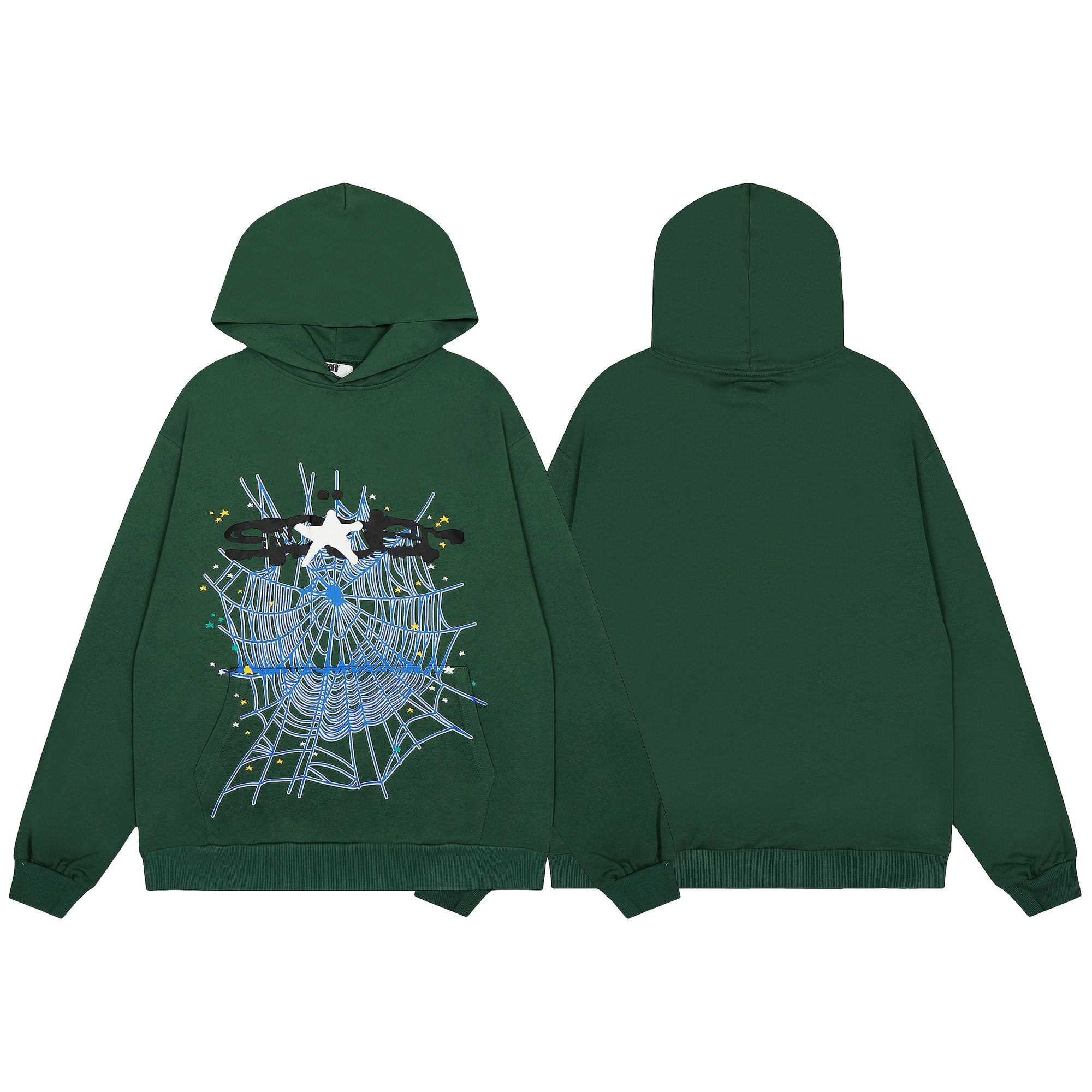 Sp5der Spiderweb Graphic Hoodie — hero