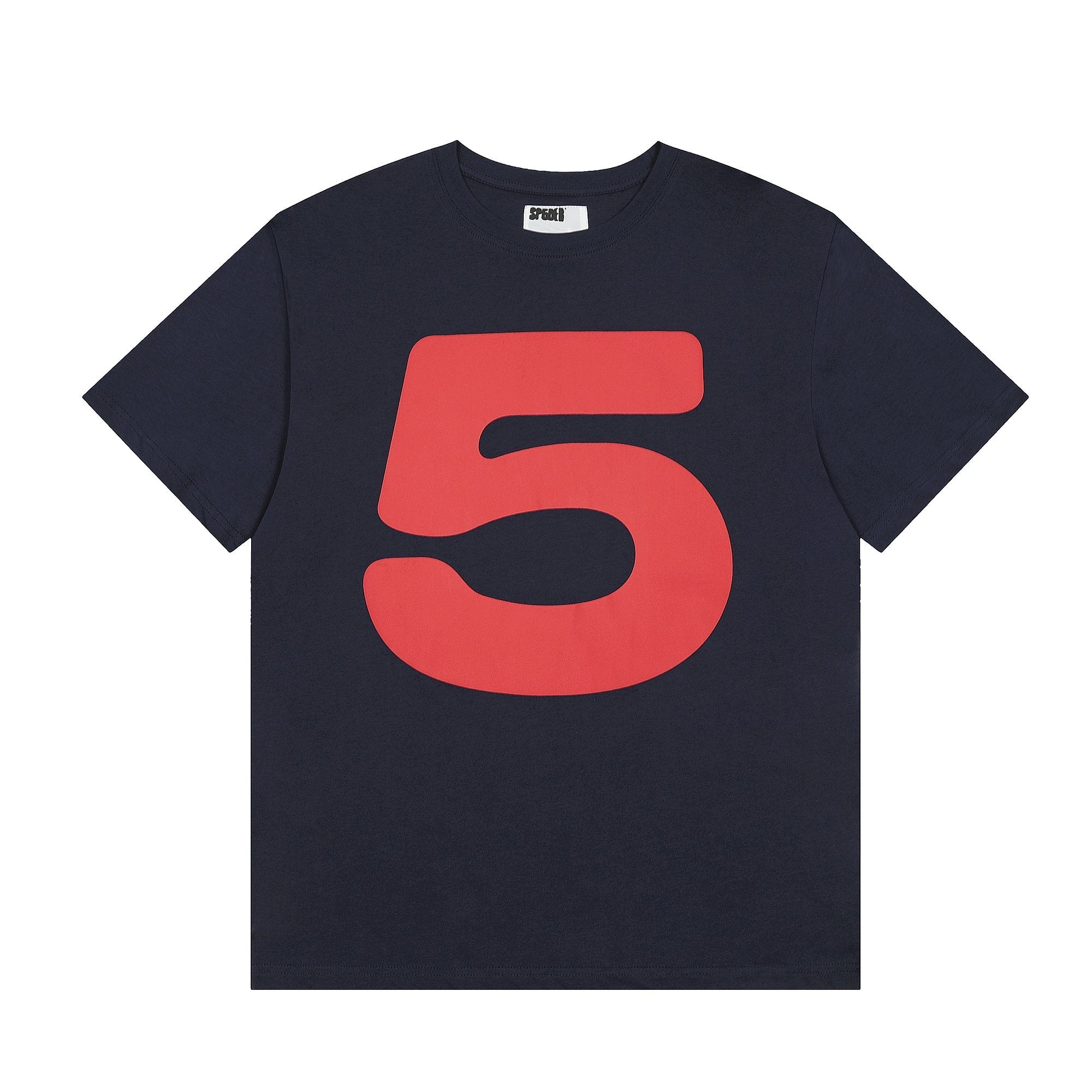 Sp5der Navy Number Graphic Short-Sleeve T-Shirt — hero