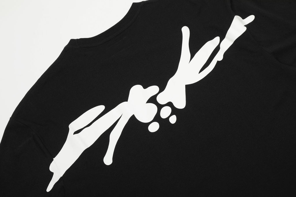 Sp5der Front & Back Graphic T-Shirt — detail