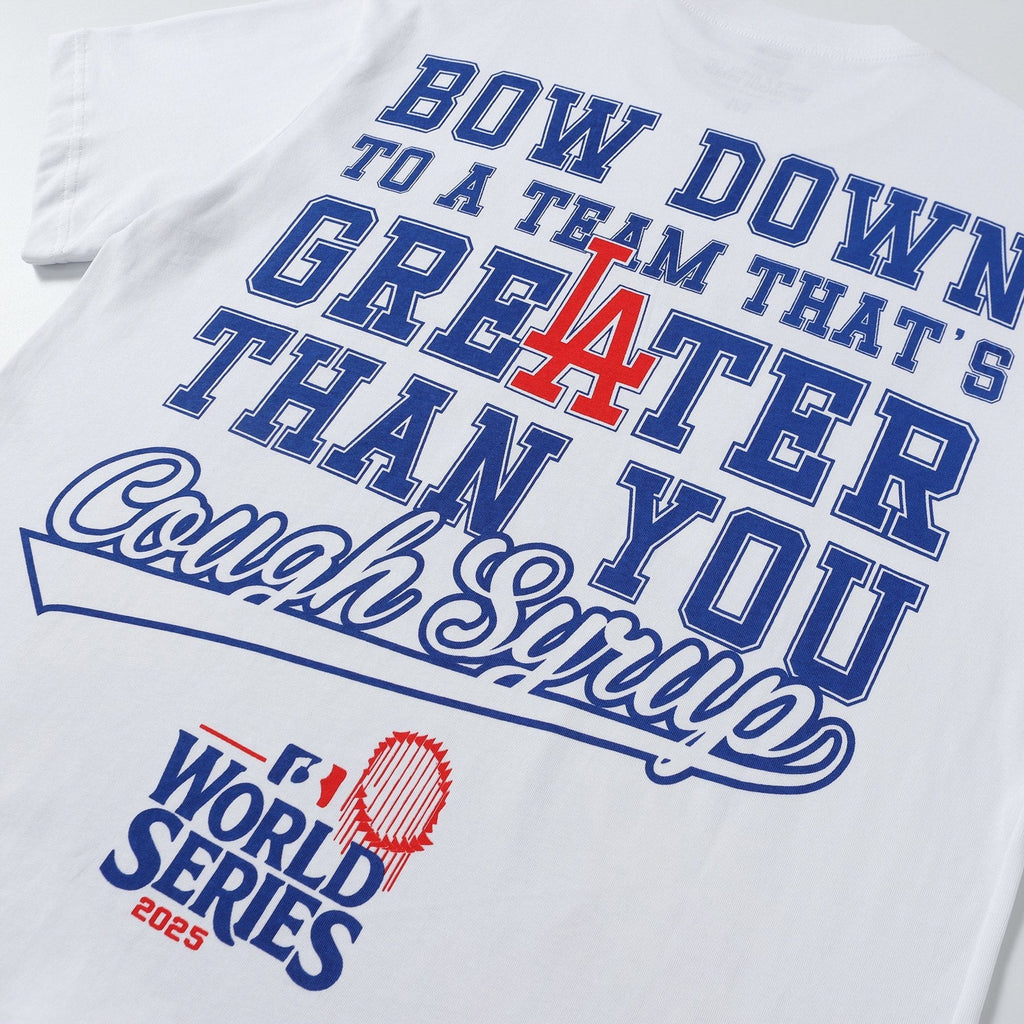 THAT'S A AWFUL LOT OF COUGH SYRUP Baseball Graphic T-Shirt — detail