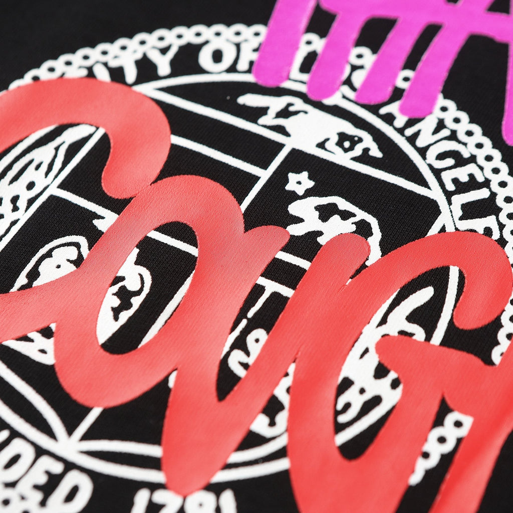 THAT'S A AWFUL LOT OF COUGH SYRUP Black Graphic T-Shirt — detail