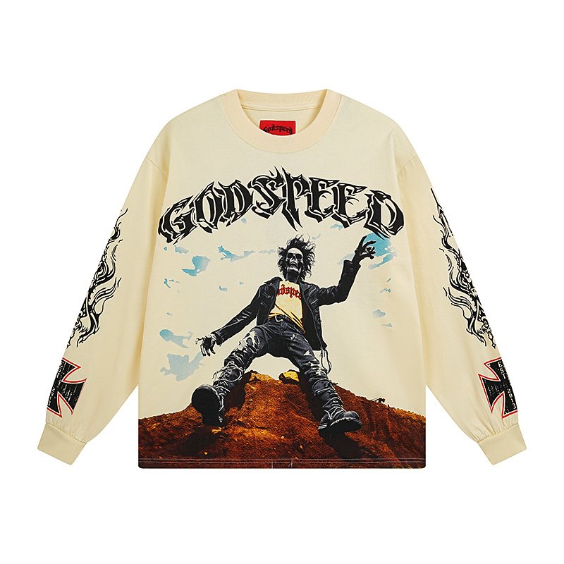 Godspeed E Pluribus Unum Graphic Long-Sleeve T-Shirt — hero