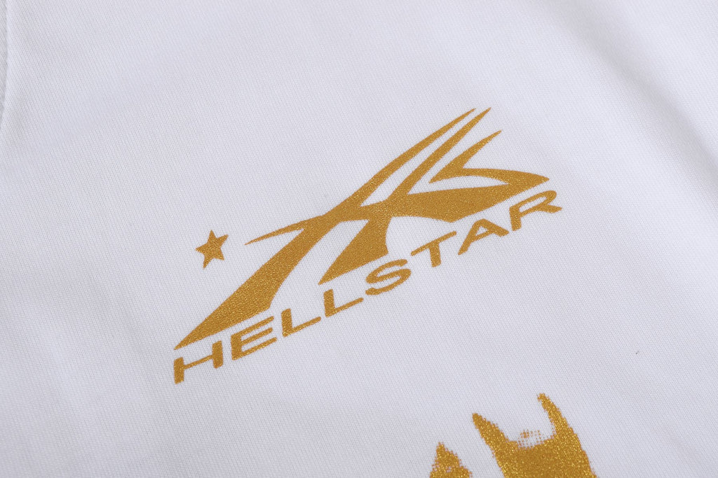 Hellstar Galras 7500 Face & Flame Graphic T-Shirt — detail
