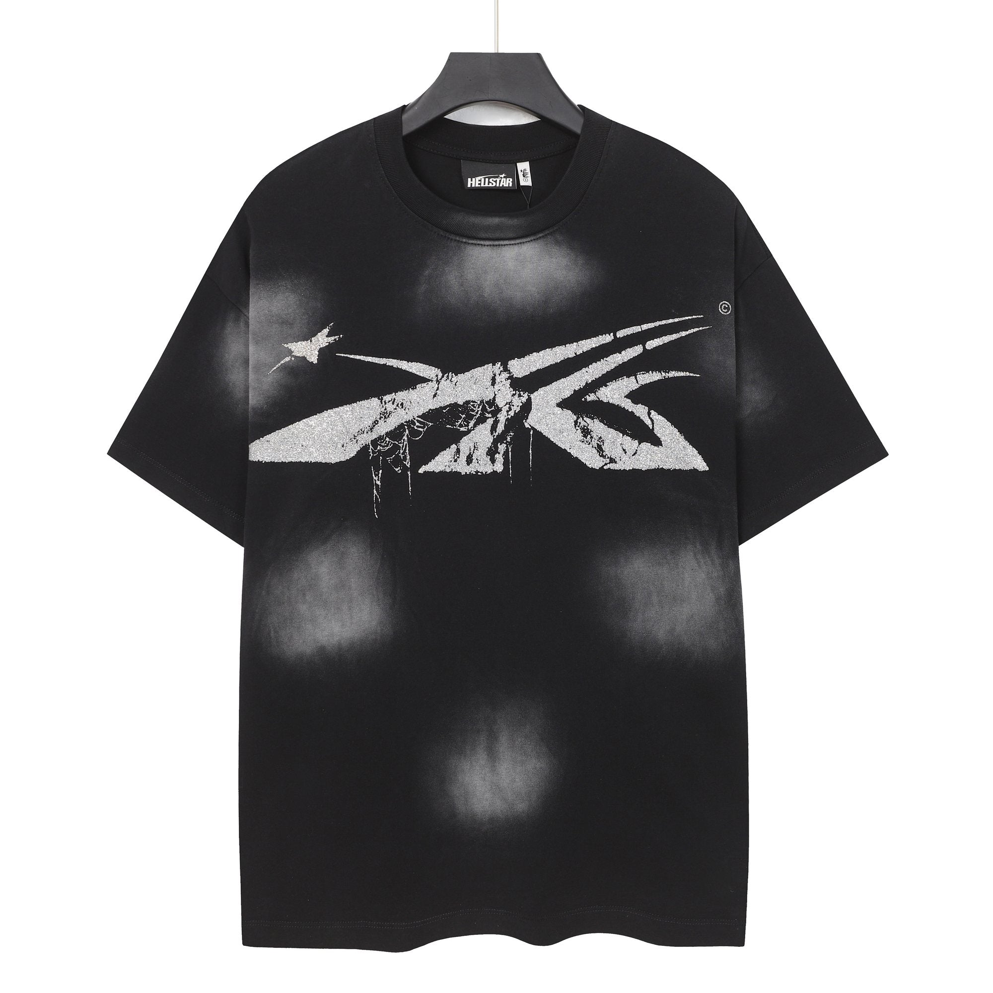 Hellstar Airbrushed Insect & Spiderweb Graphic T-Shirt — hero