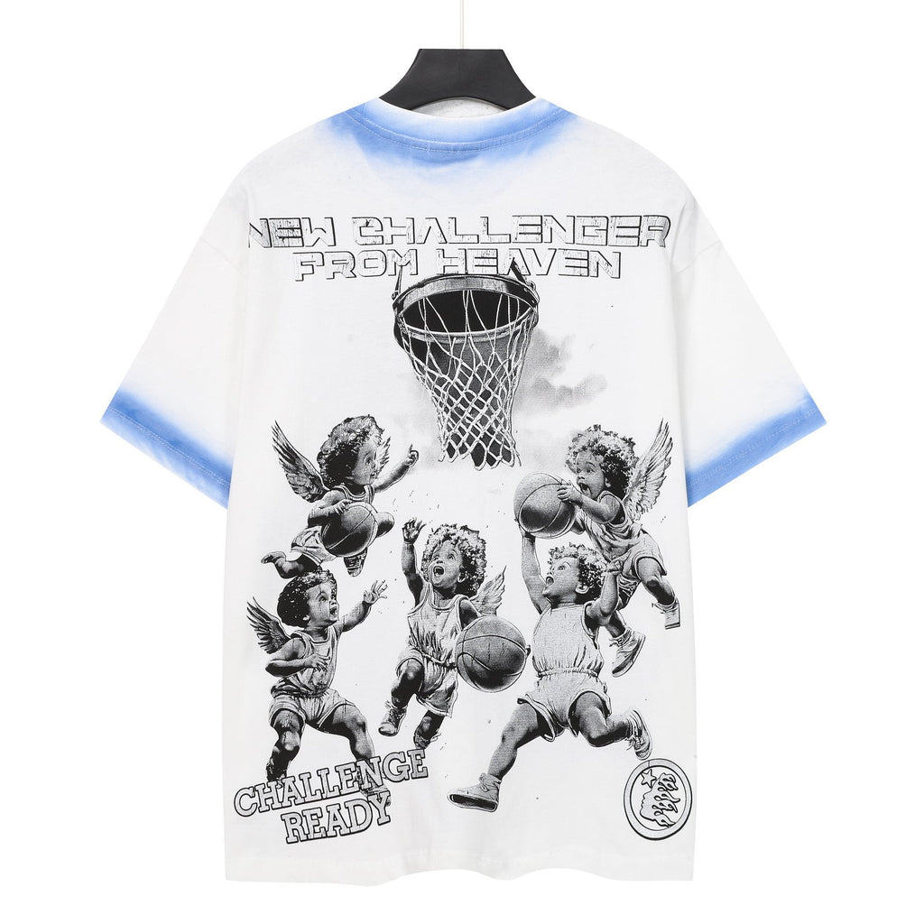 Hellstar Path to Paradise Basketball Cherub Graphic T-Shirt — back