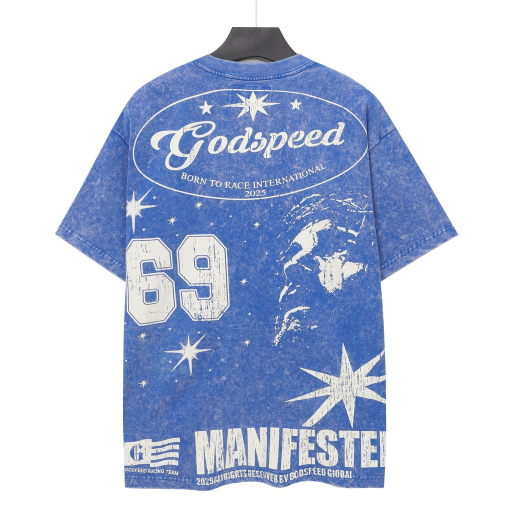 Godspeed Born to Race Graphic T-Shirt — back
