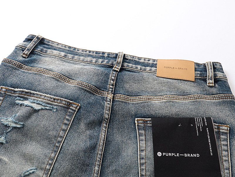 Purple Brand Distressed Flared Jeans — detail