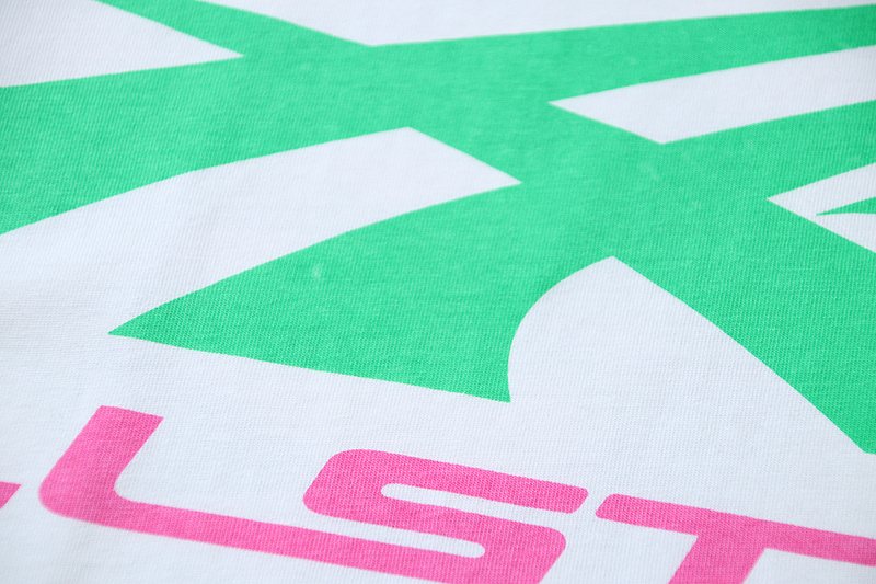 Hellstar Green & Pink Graphic Short-Sleeve T-Shirt — detail