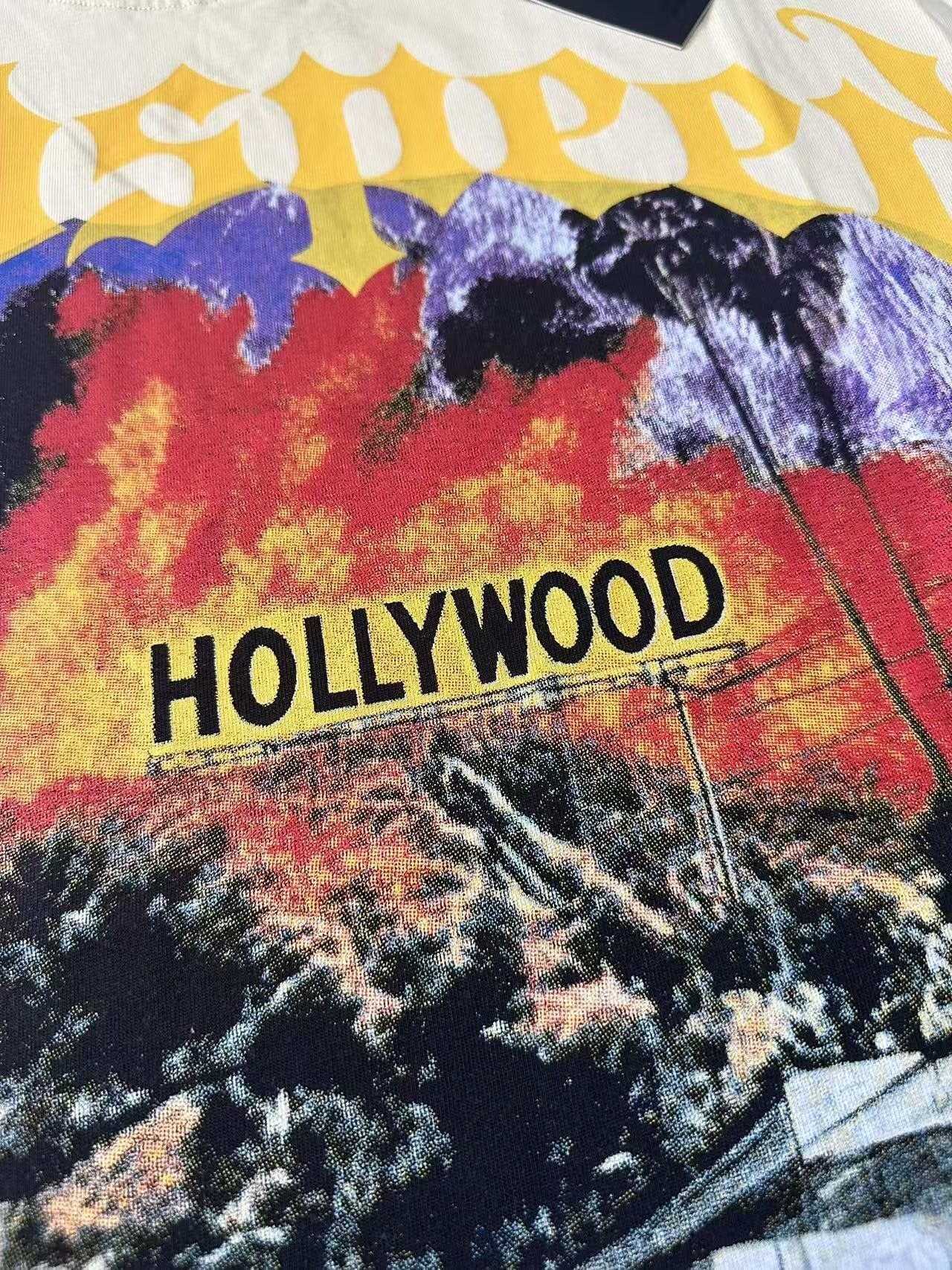 Godspeed Hollywood Car Graphic T-Shirt — detail