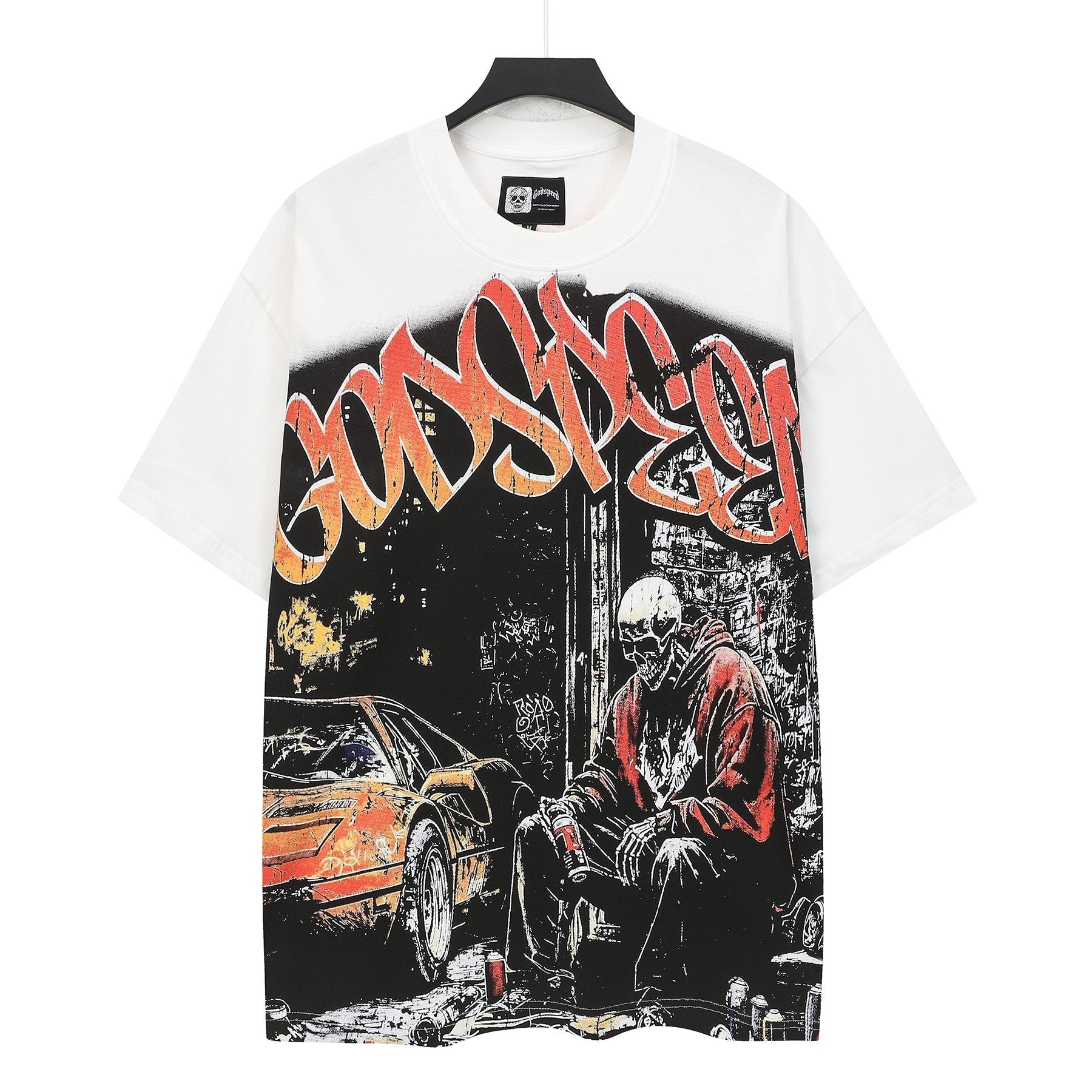 Godspeed Street Scene Graphic T-Shirt — hero