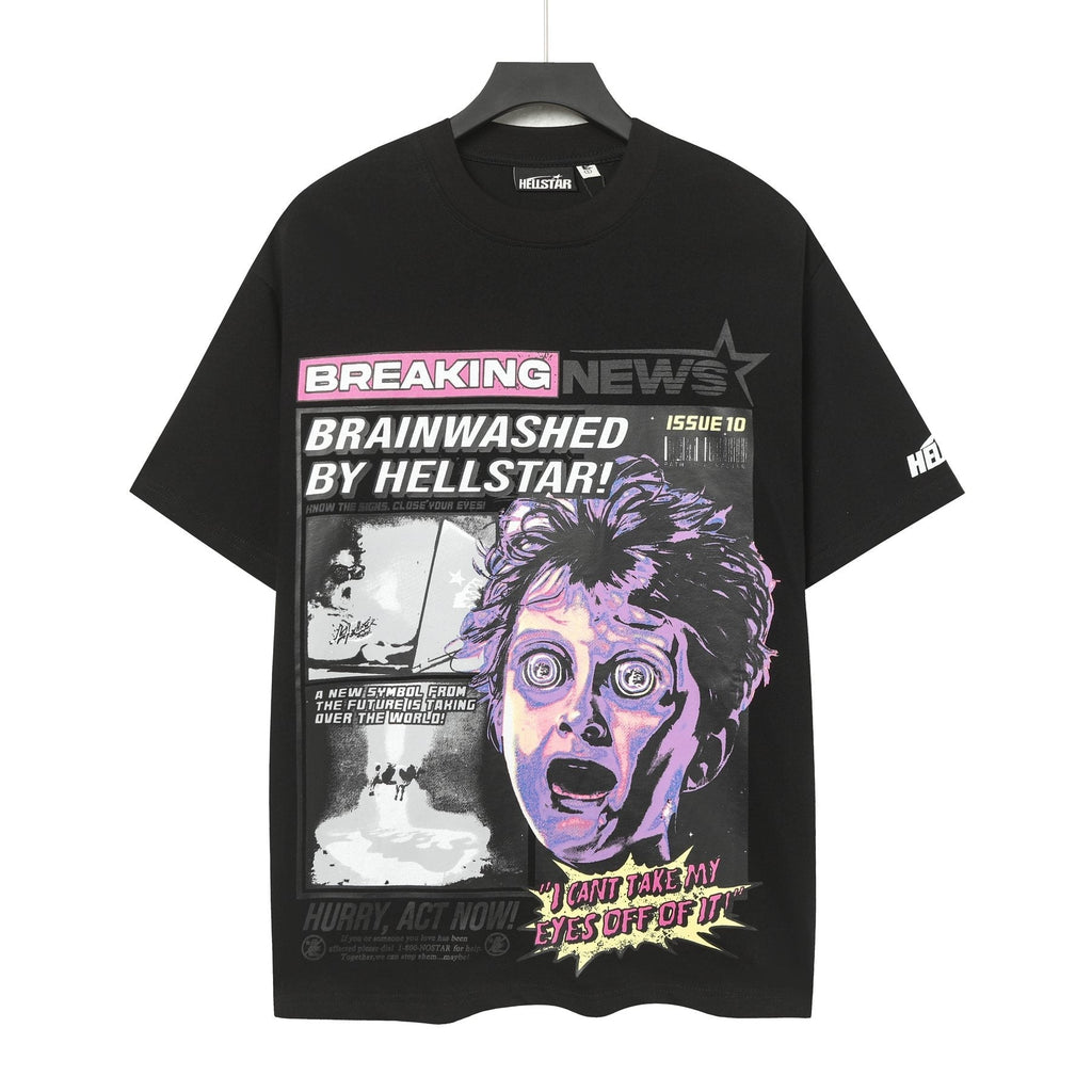 Hellstar Brainwashed Graphic T-Shirt — front