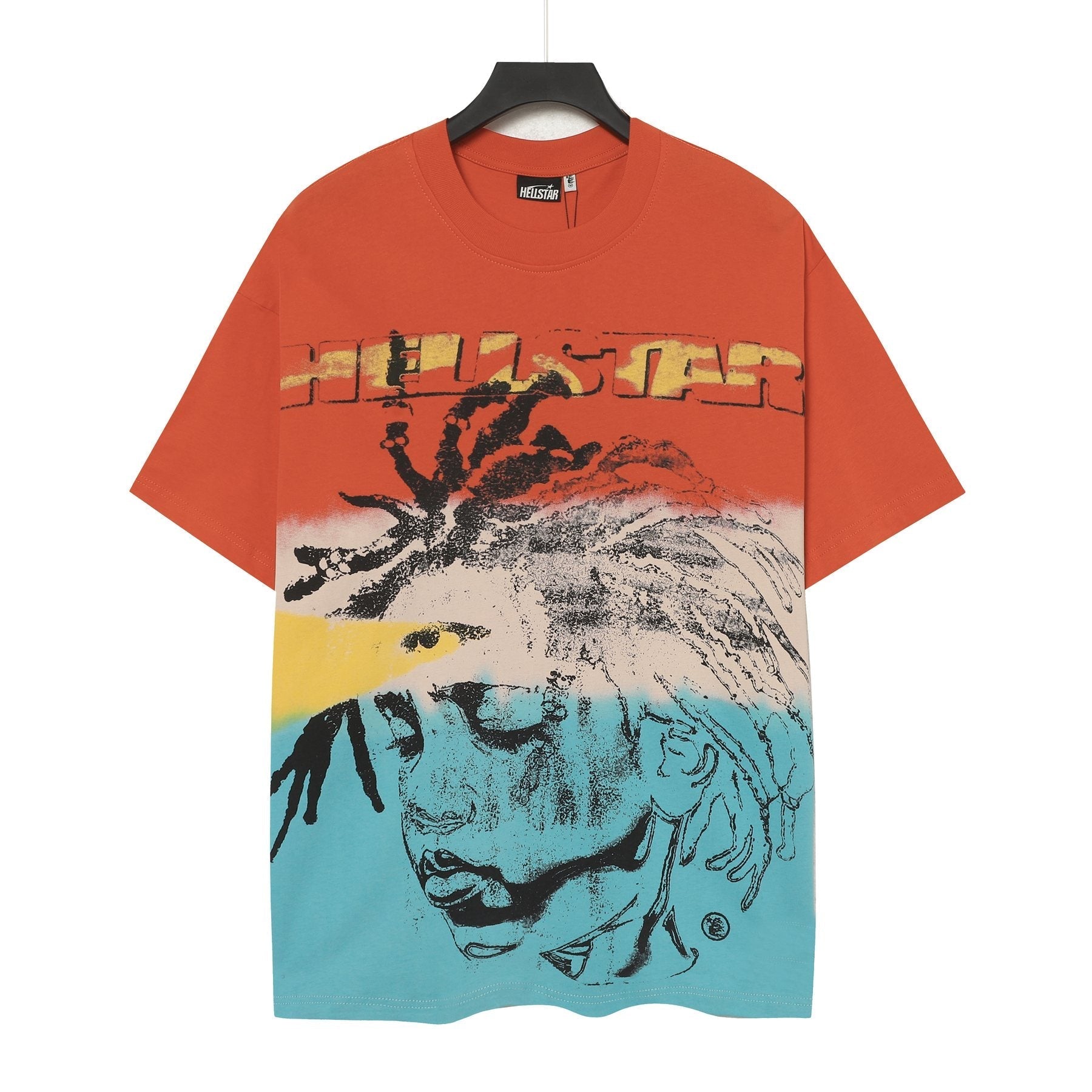 Hellstar Lion Graphic Gradient T-Shirt — front