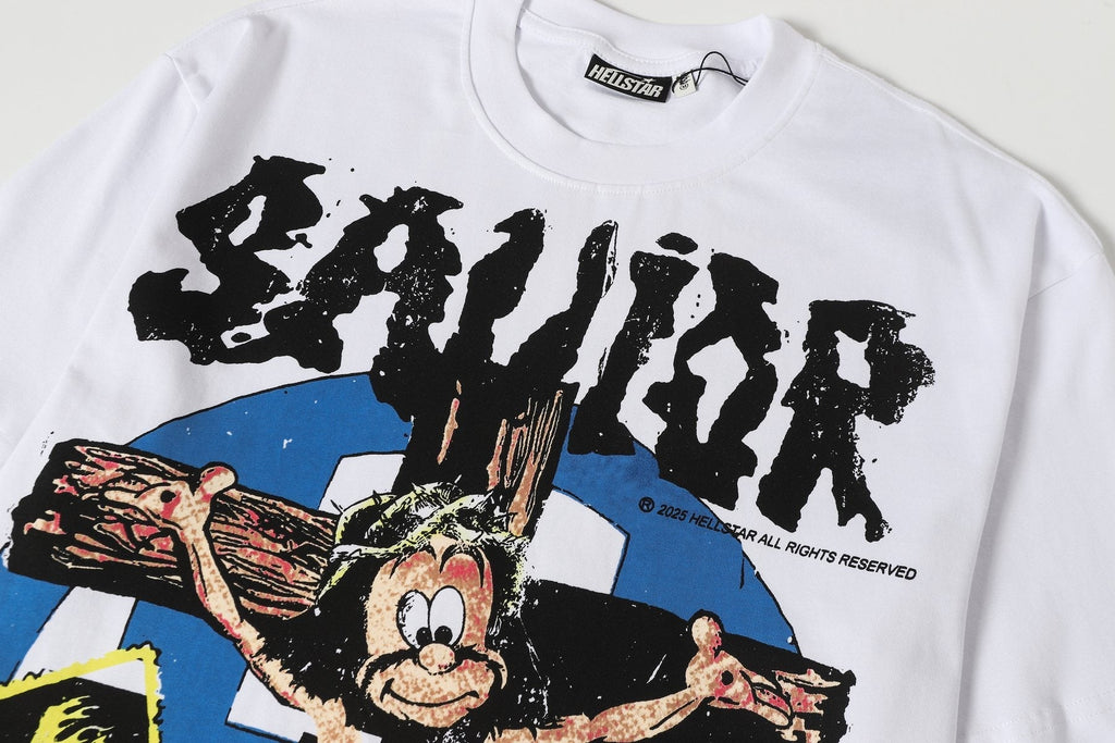 Hellstar Savior Graphic Short-Sleeve T-Shirt — detail