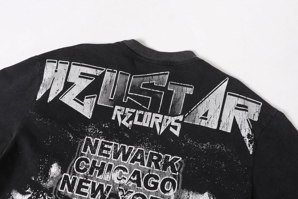 Hellstar Distressed Graphic T-Shirt — detail
