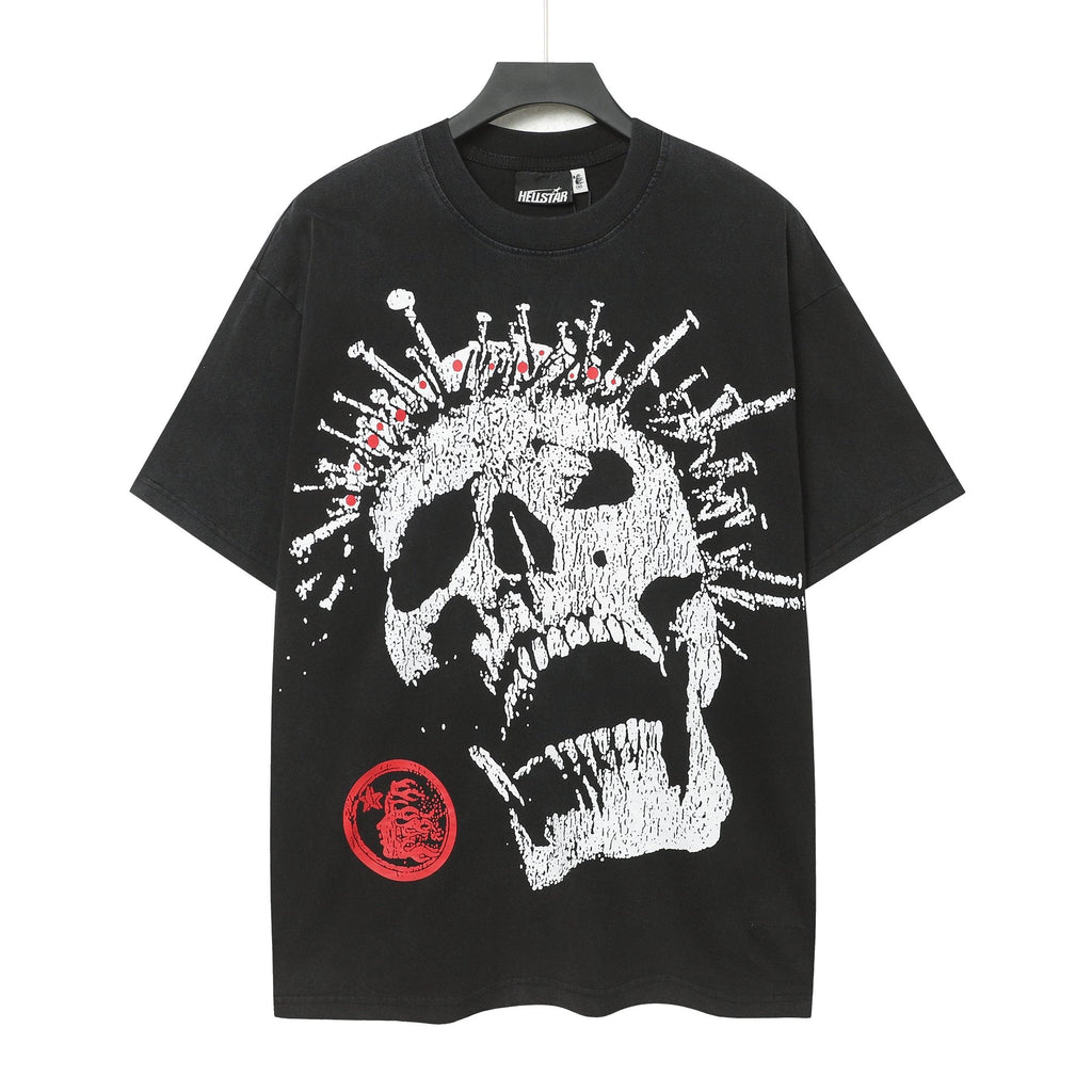 Hellstar Distressed Skull Graphic T-Shirt — hero