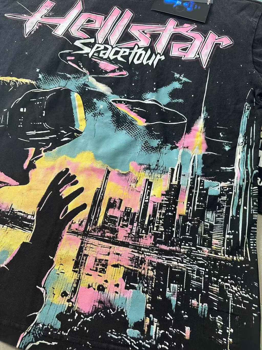 Hellstar Spacetour Space Graphic Short-Sleeve T-Shirt — detail